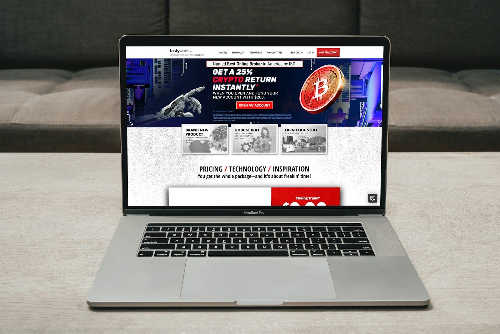 a laptop computer sitting on top of a table